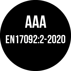 splňuje normu EN-17092:2 2020 AAA